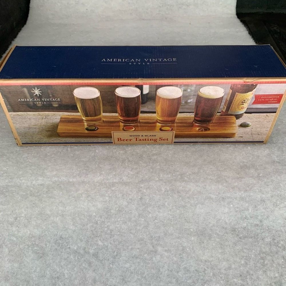 American Vintage Beer Tasting Flight Set *NEW*